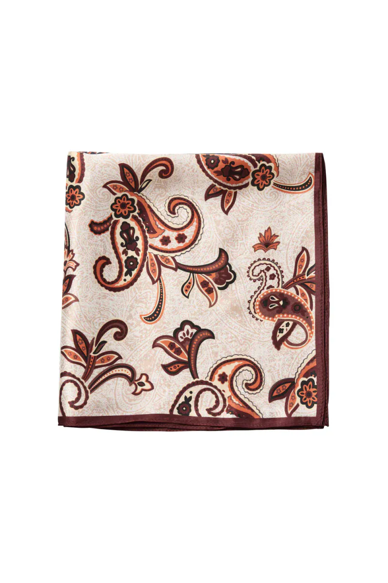 Shila Silk Bandie Scarf, Brown