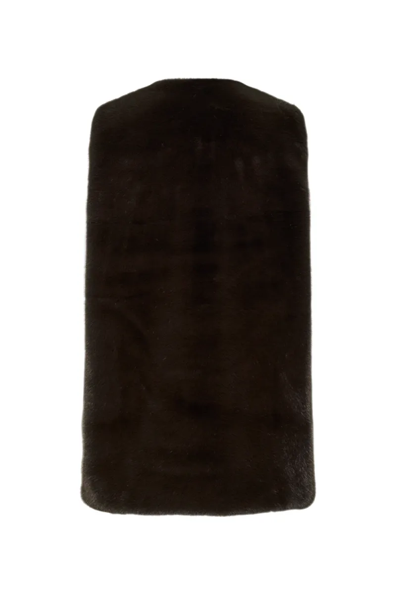 Yasminah Waistcoat, Chocolate Brown