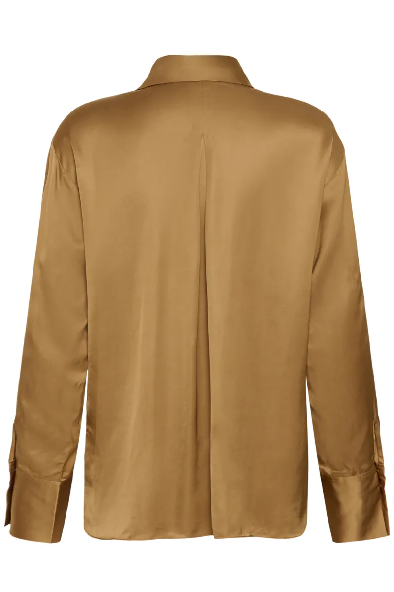 Pauline Shirt, Tobacco Brown