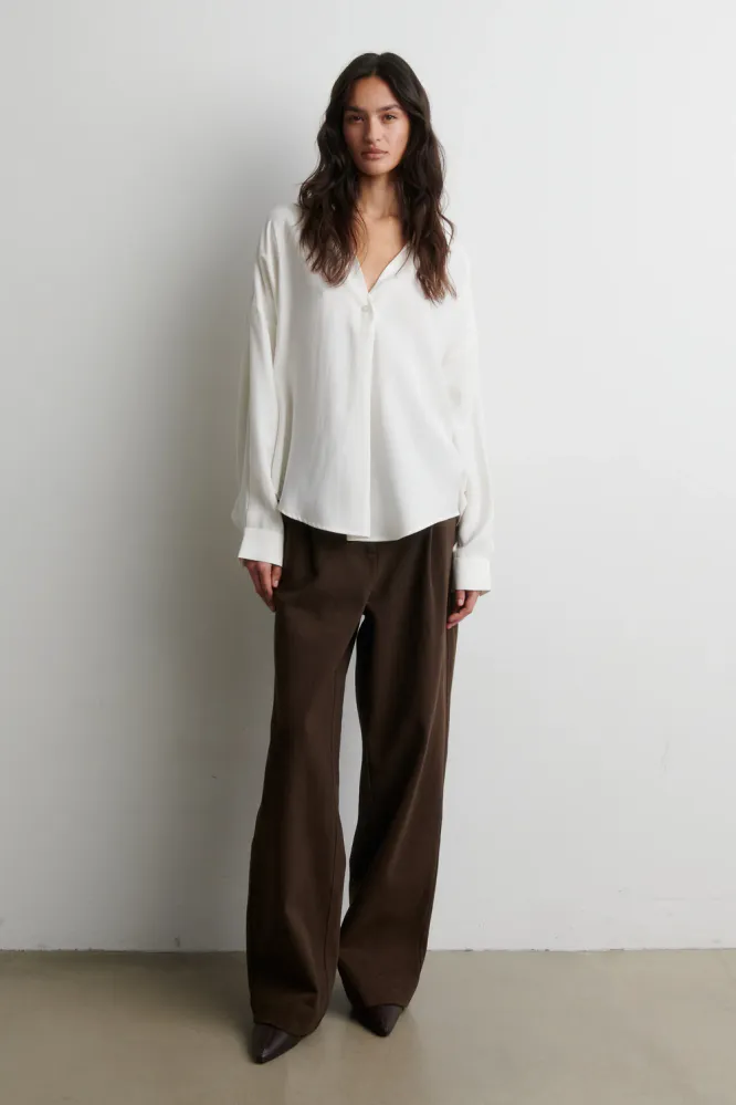 Timeline Blouse, Egret