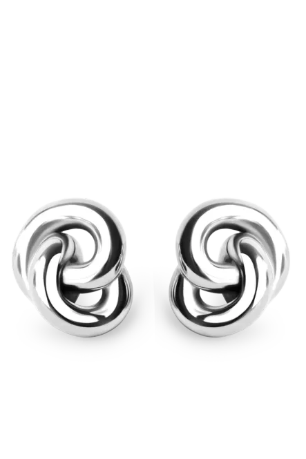 Hovedbilde Knot Earrings, Silver