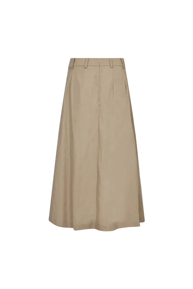 Leila Anya Pleat Skirt, Bisquit