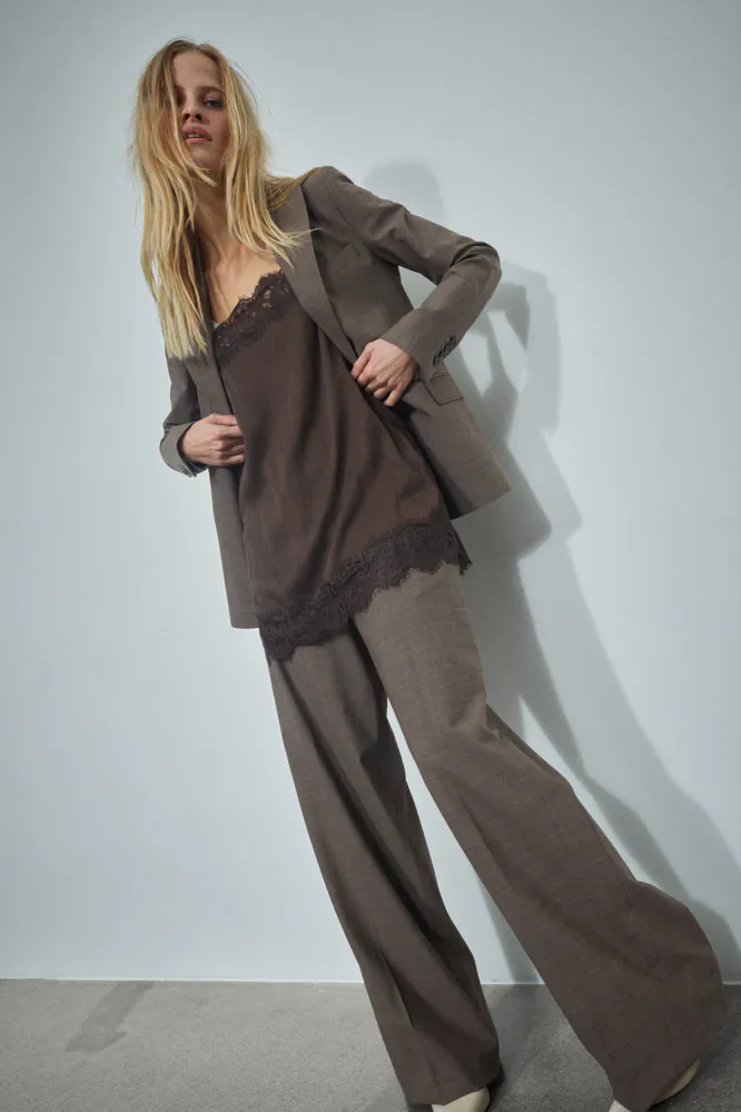 Lucey Dynamic Luxe Blazer, Falcon