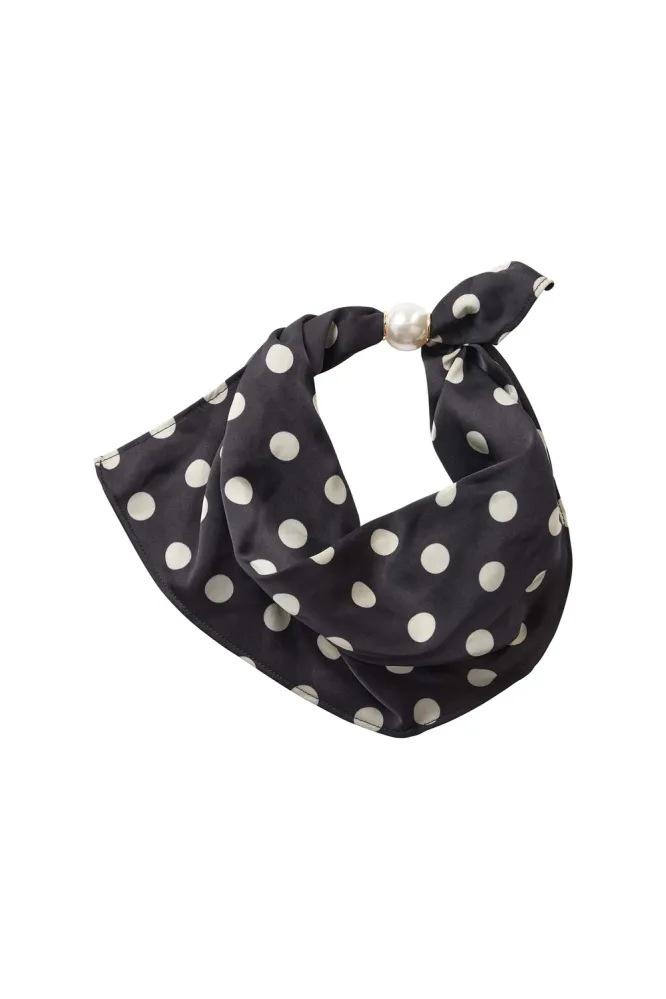 Pearl Scarf, Black - Pearl