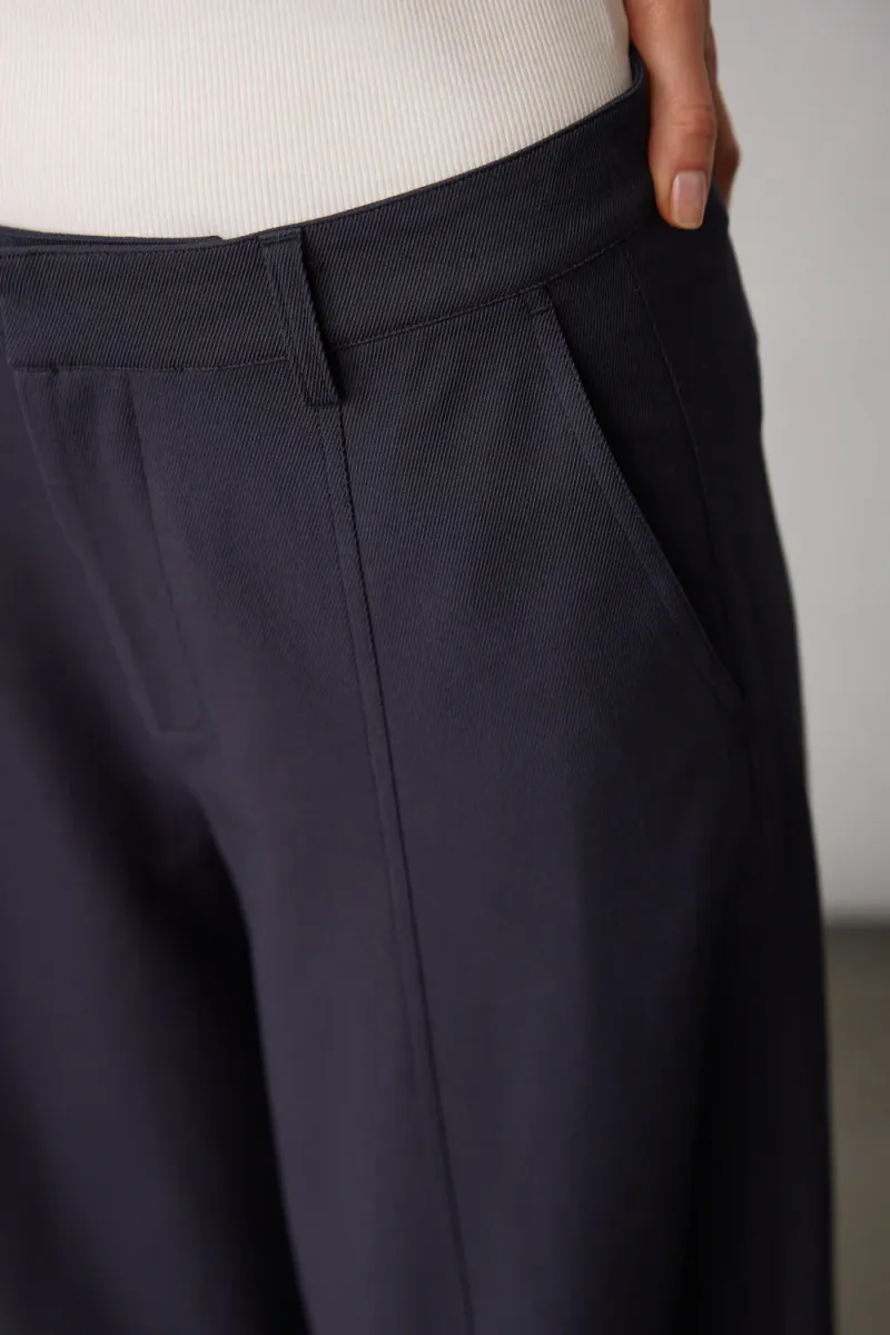 Demi Barrel Pant, Navy