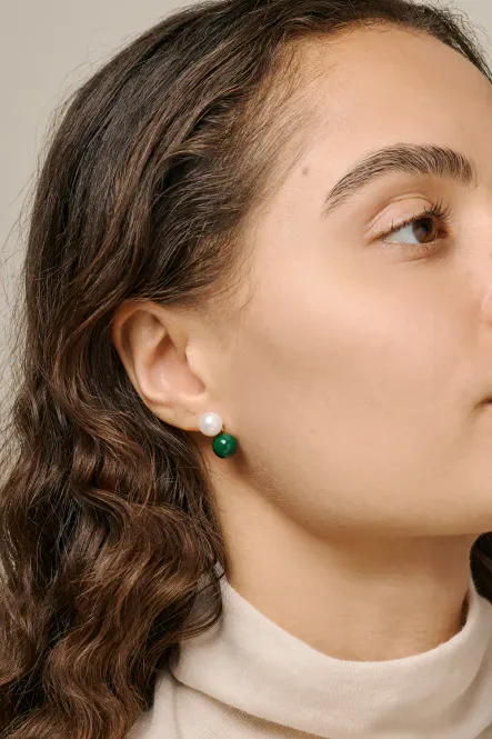 Hovedbilde Columba Earrings (Petrol Green)