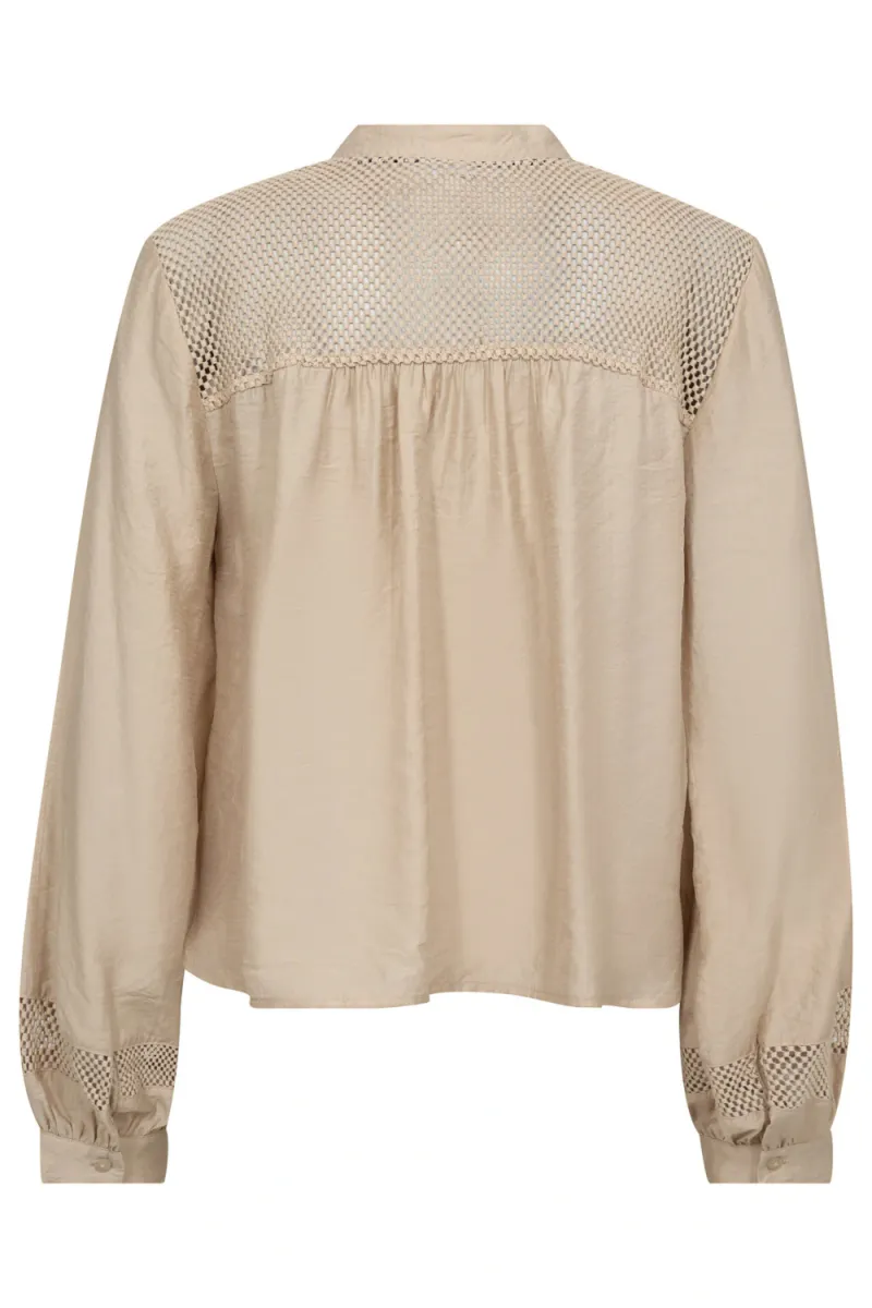 Gwenda V-Shirt, Mink