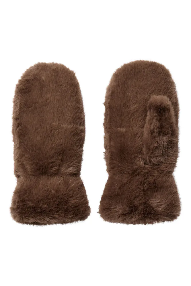 Penza Fur Mitten, Mocca