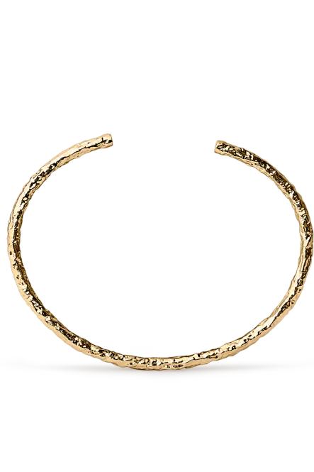 Hovedbilde Textured Bangle Bracelet, Gold