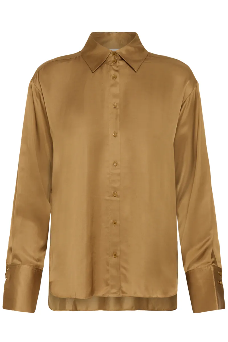 Pauline Shirt, Tobacco Brown