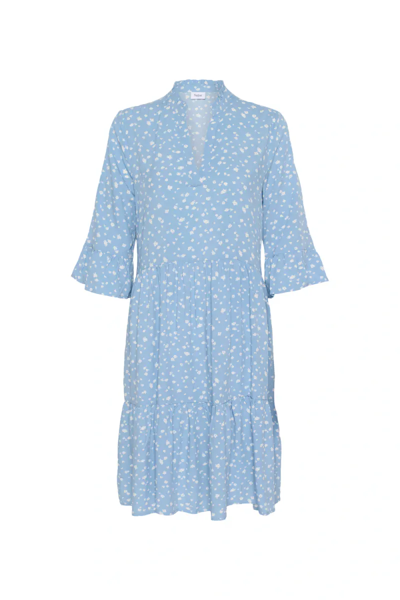 Eda Dress, Allure Ice Small Blooms