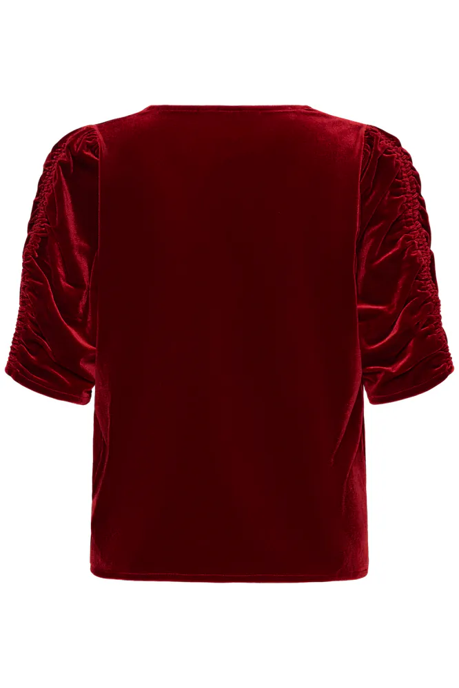 Valeriia Blouse, Biking Red