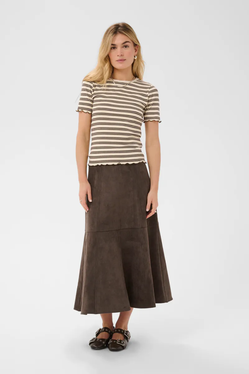 Shadow Skirt, Chocolate Brown